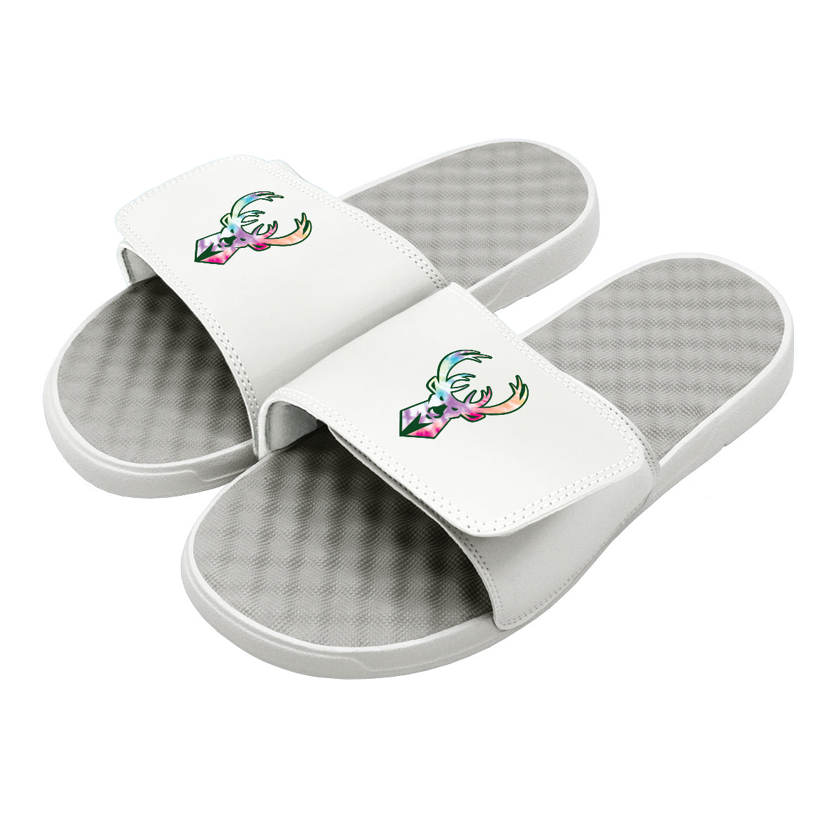 Milwaukee Bucks Tie Dye Clip Slides