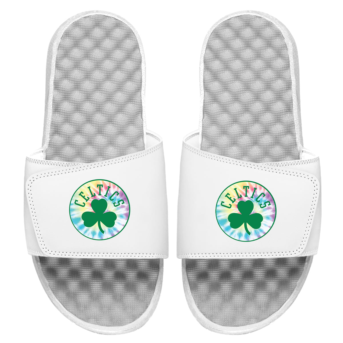 Boston Celtics Tie Dye Clip Slides