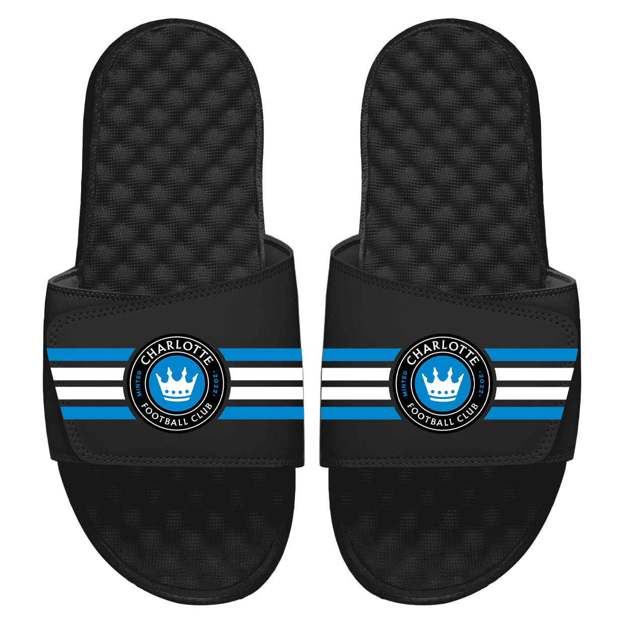 Charlotte FC Varsity Stripes Slides