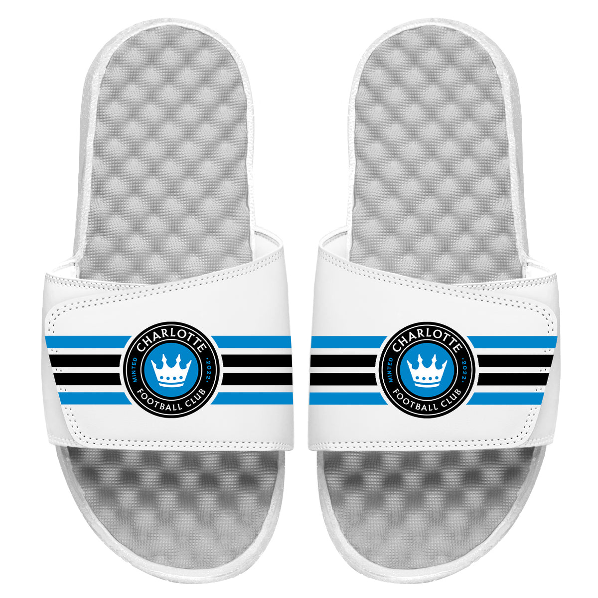 Charlotte FC Varsity Stripes Slides