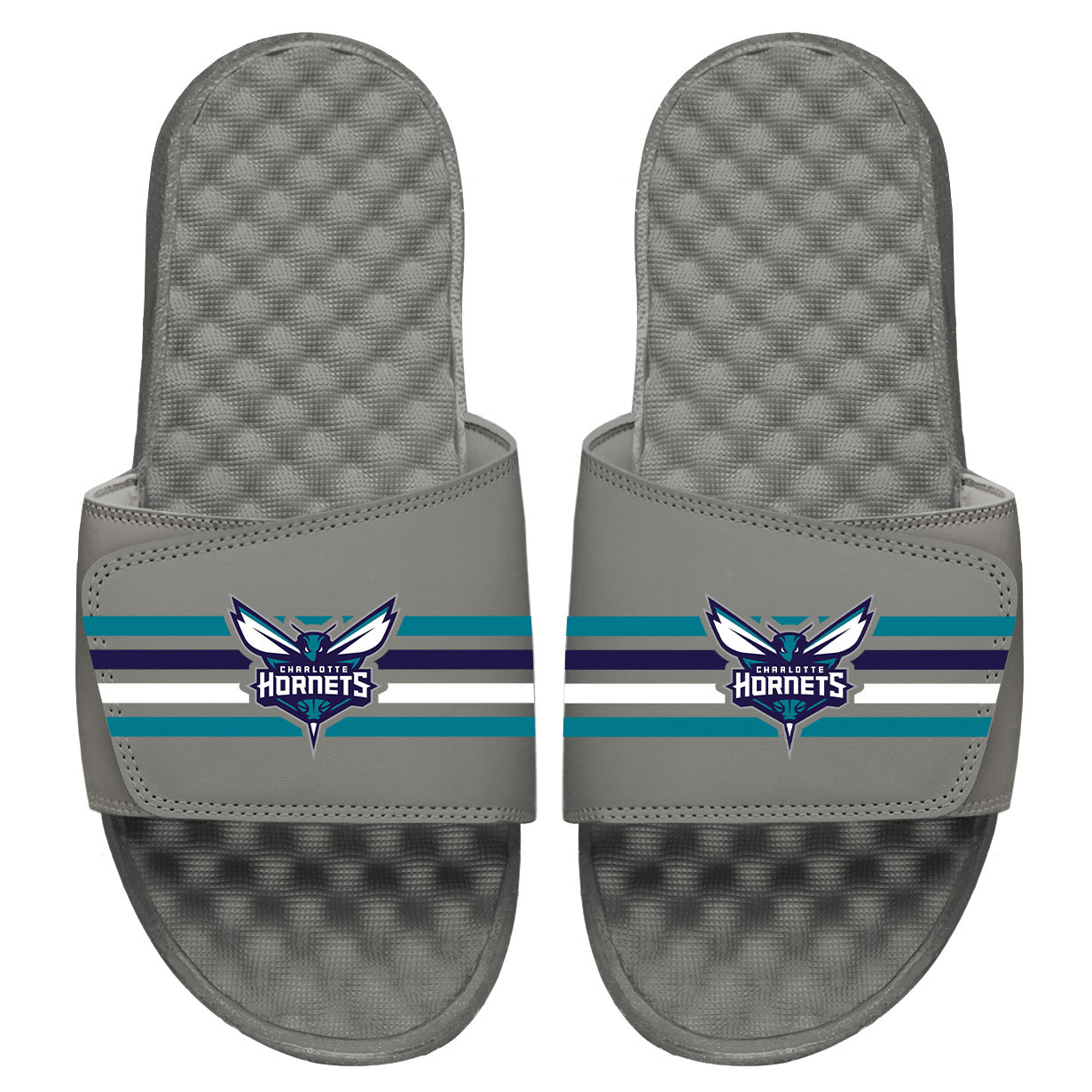 Charlotte Hornets Stripes Slides