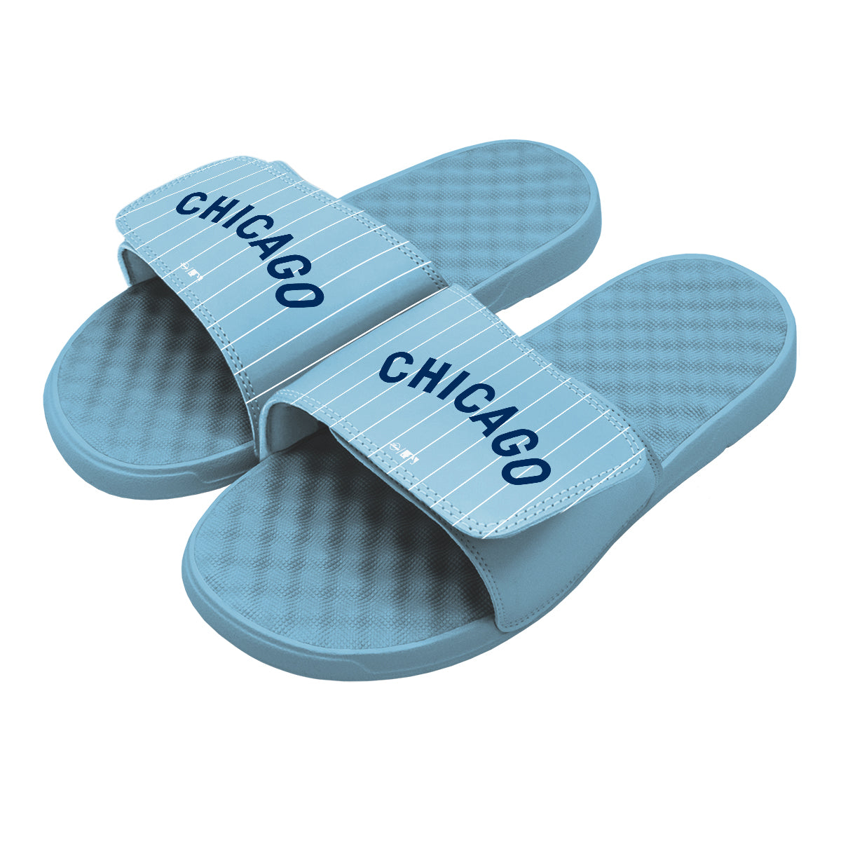 Chicago Cubs ISlide Youth 2021 City Connect Slide Sandals - Navy