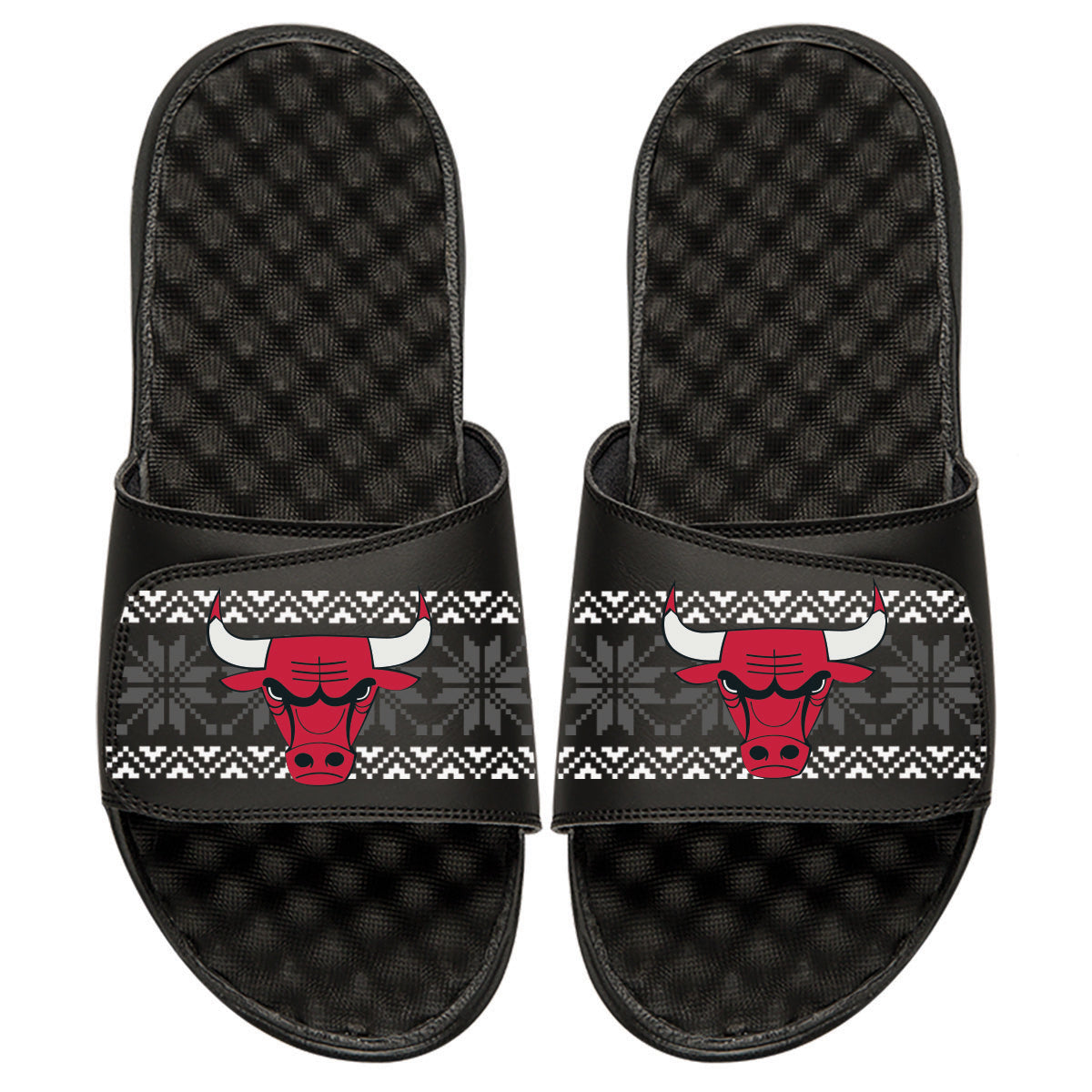 Chicago Bulls Ugly Sweater Slides