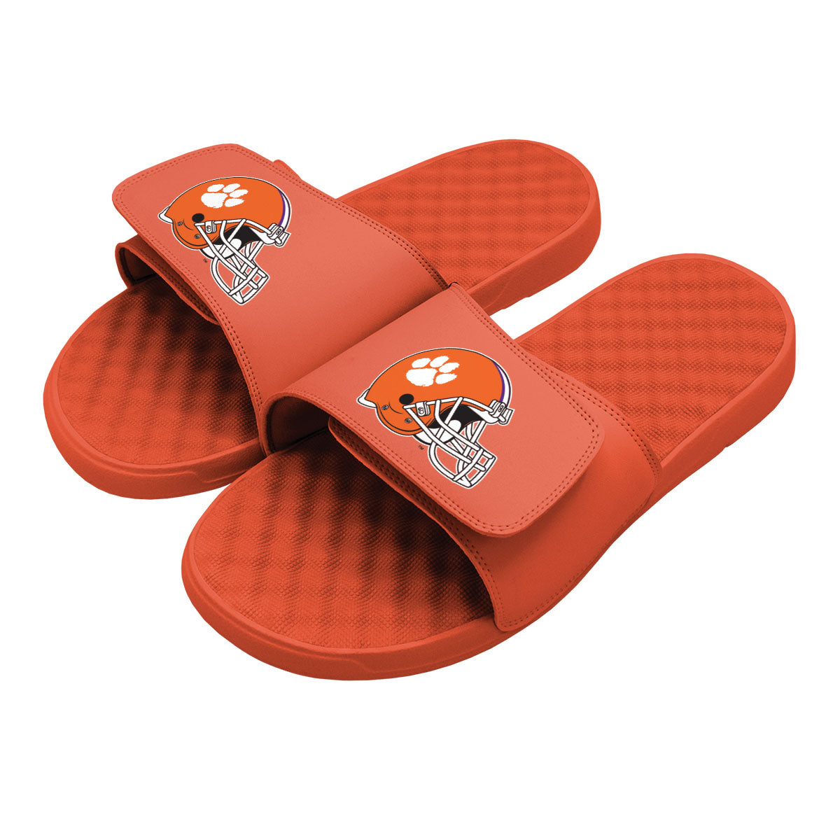 Clemson Football Helmet Orange Slides