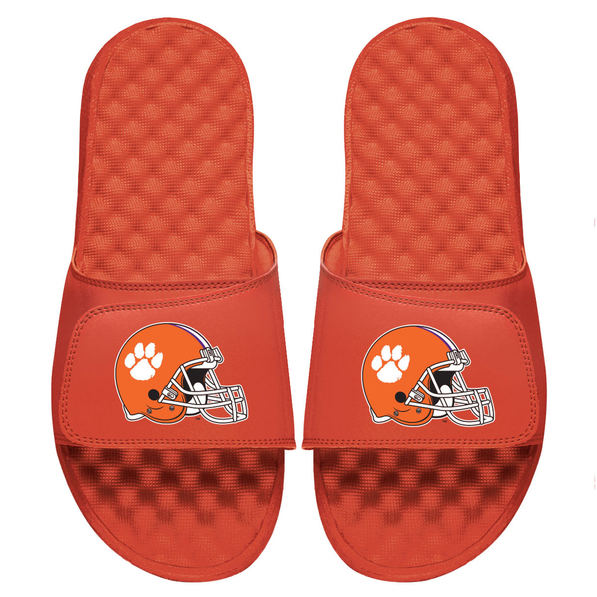 Clemson Football Helmet Orange Slides