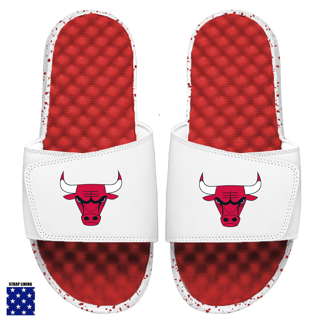 Bulls Red Americana Slides