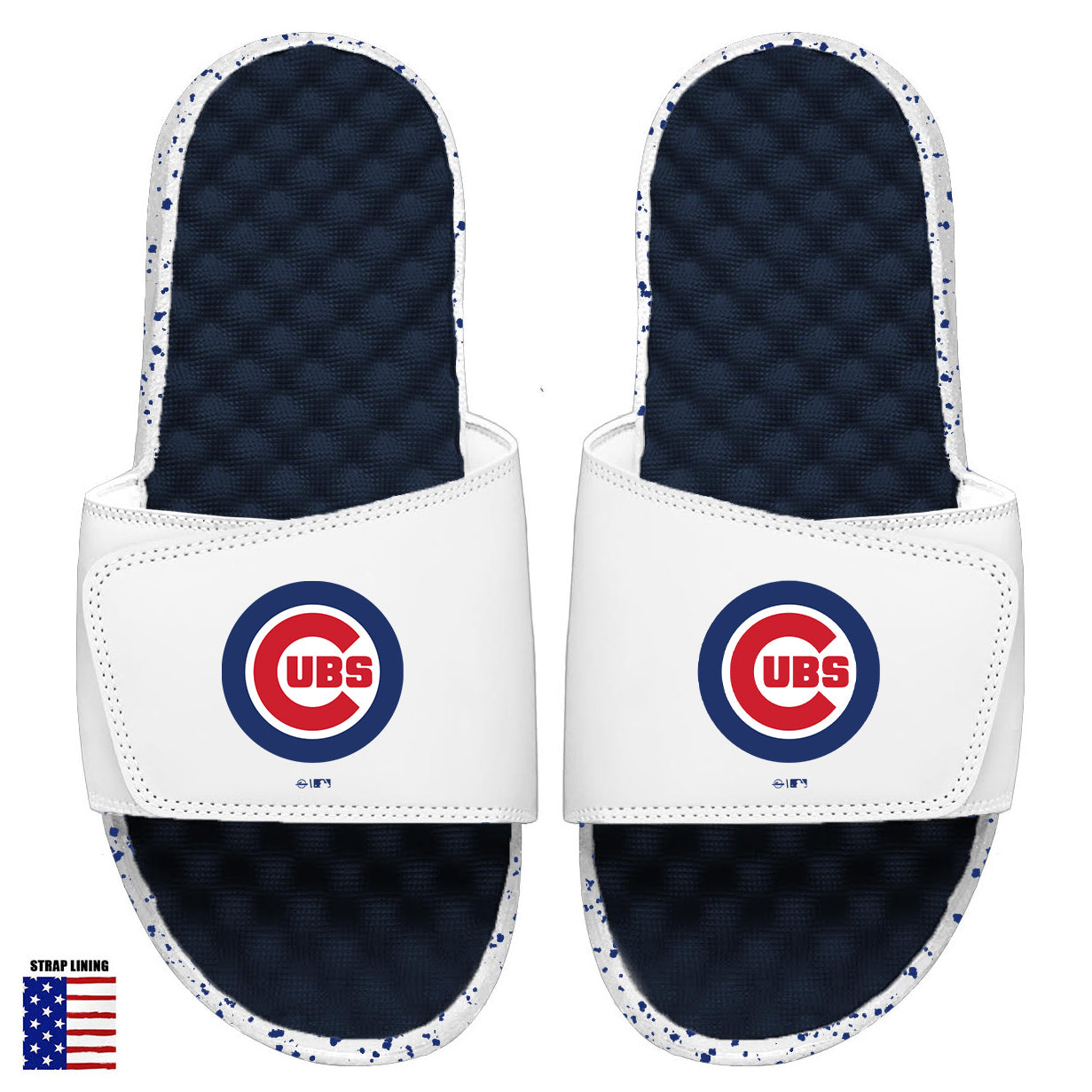 Chicago Cubs ISlide Youth 2021 City Connect Slide Sandals - Navy