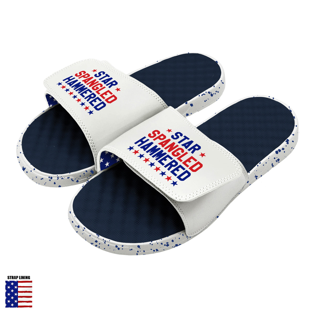 Star Spangled Hammered Slides