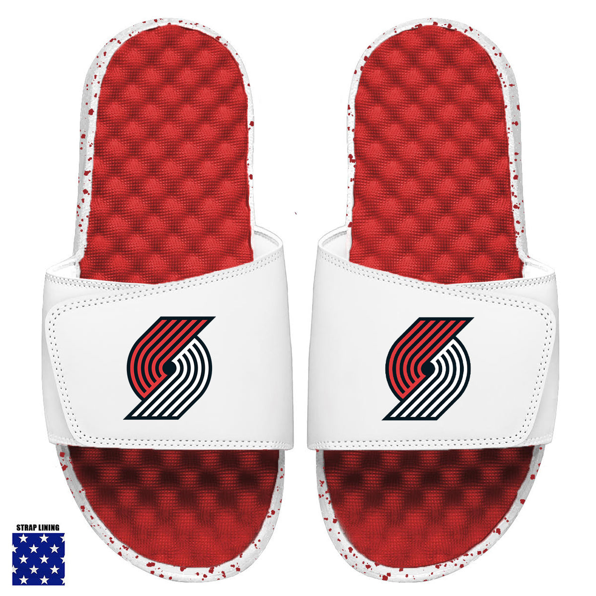 Trail Blazers Red Americana Slides