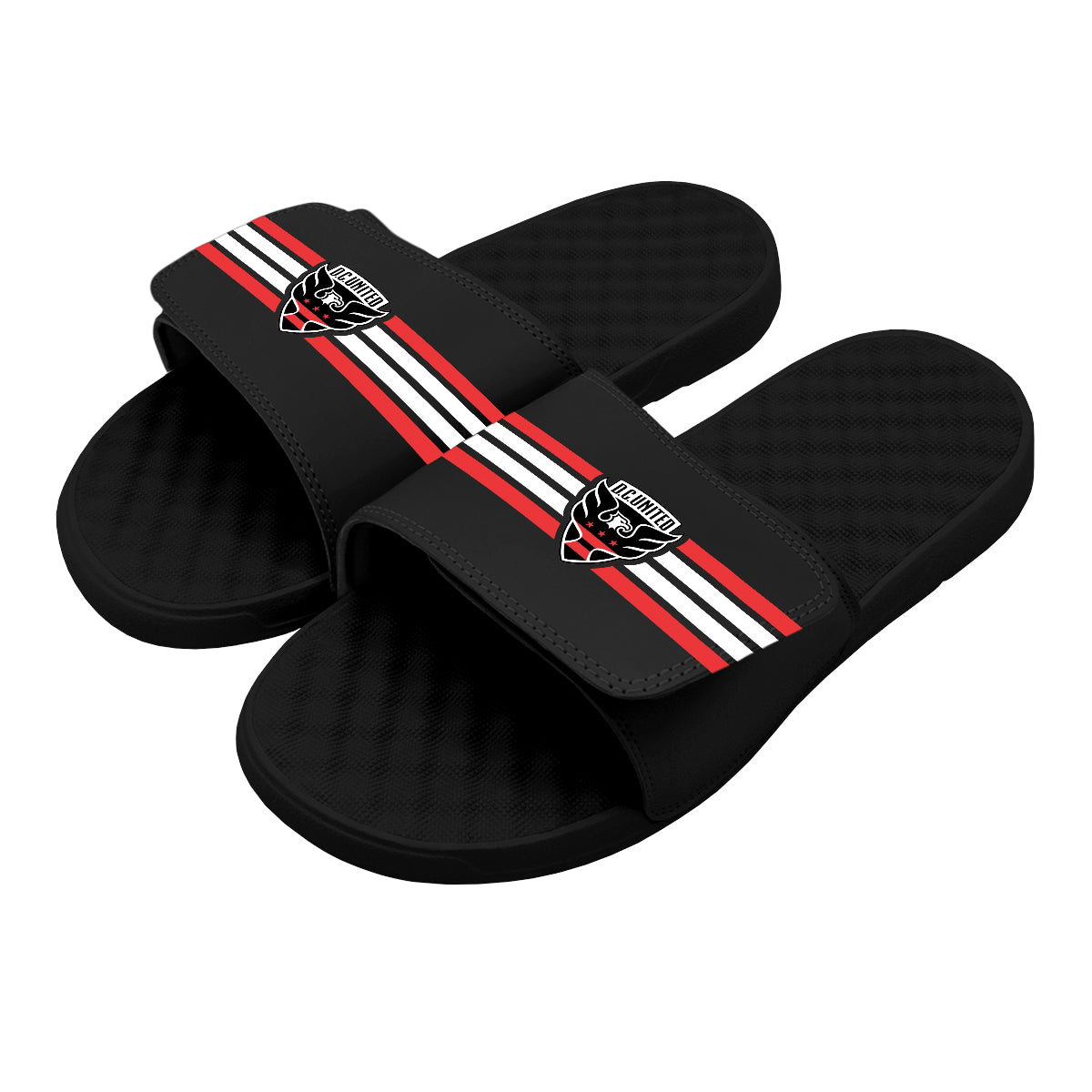 DC United Stripes Slides