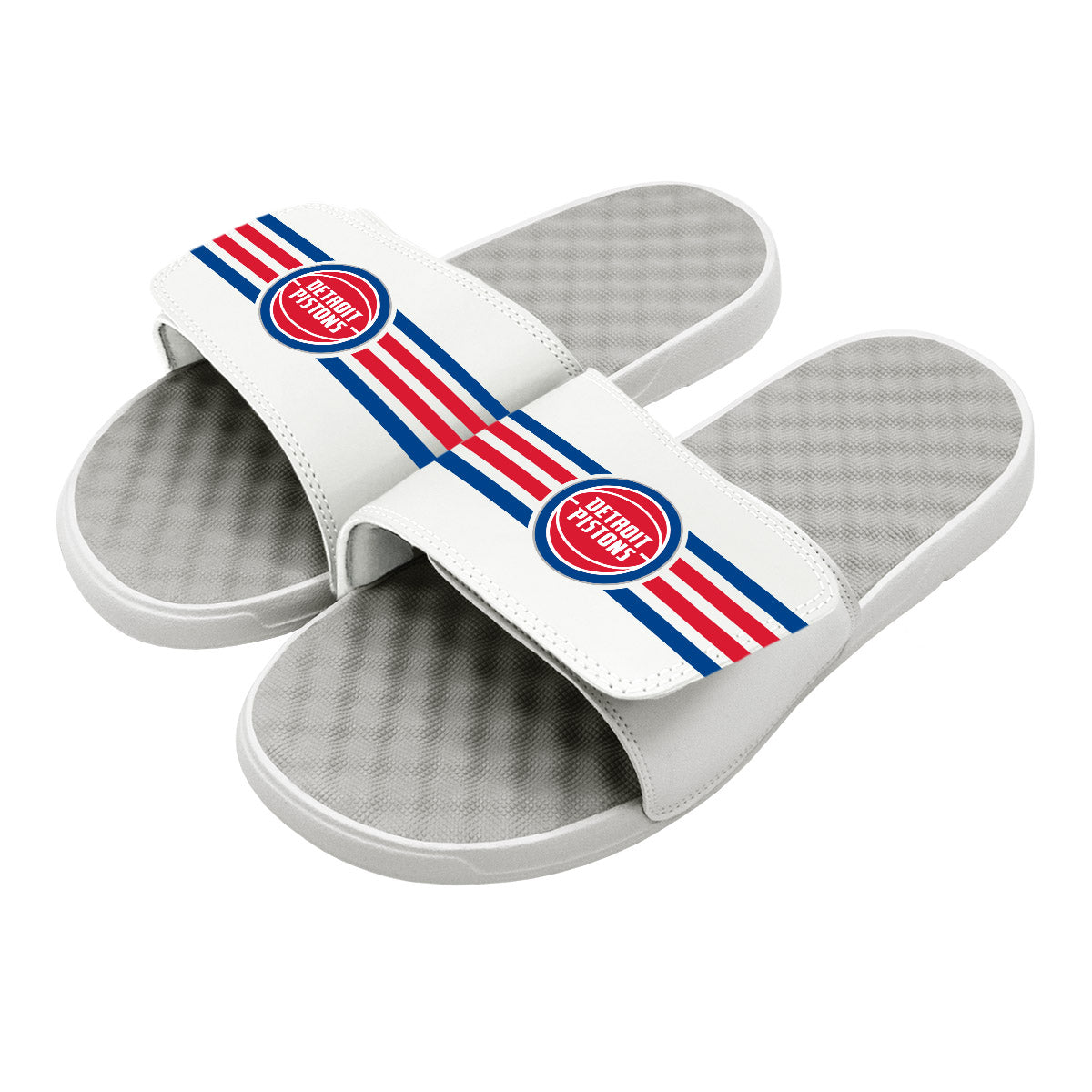 Detroit Pistons Stripes Slides