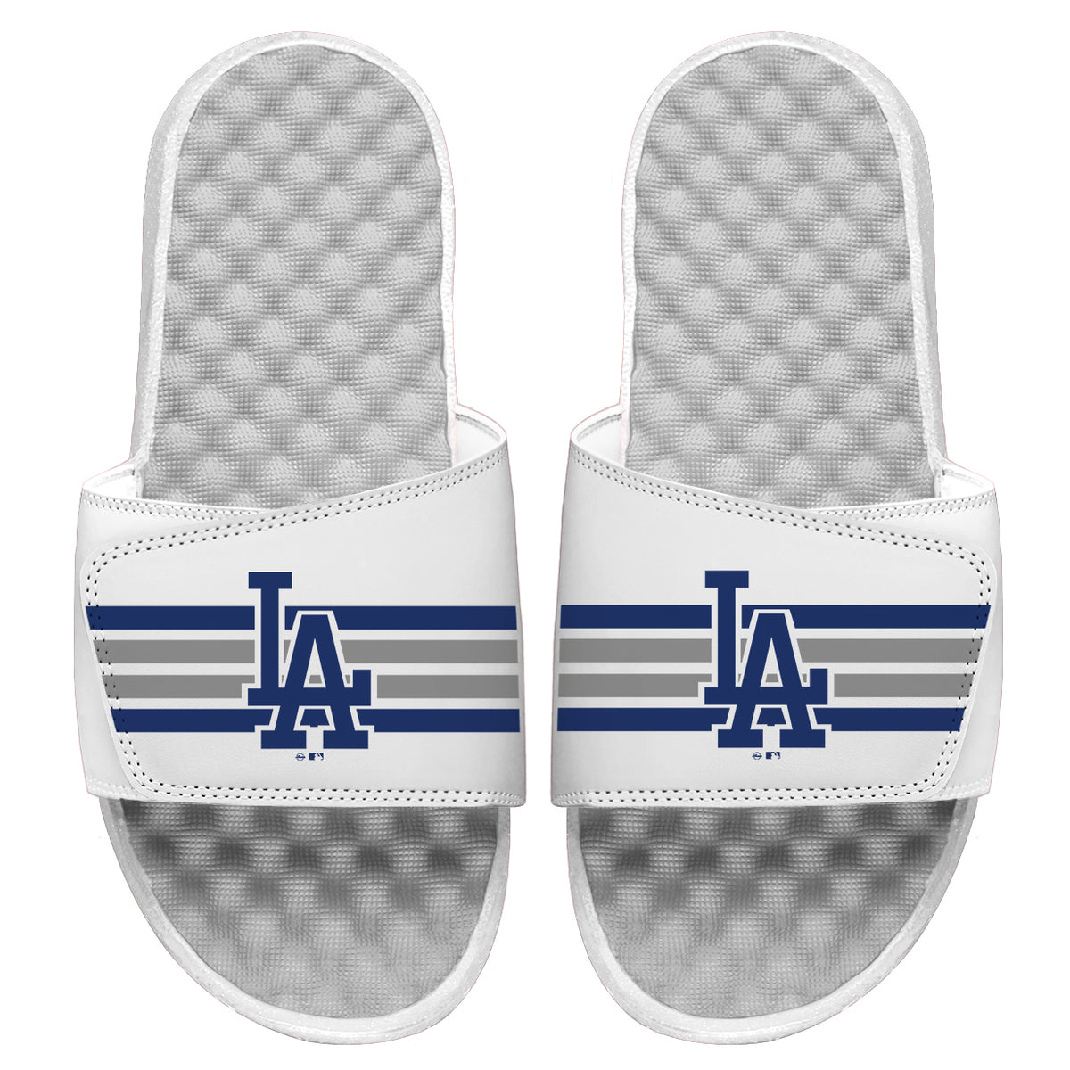 Dodgers Varsity Stripes Slides