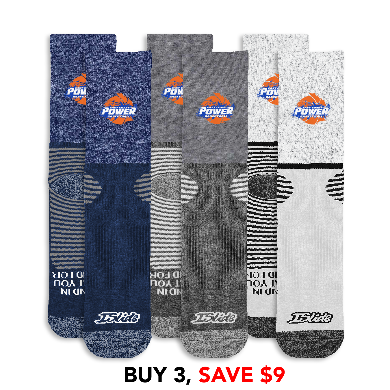 ECP Basketball Primary Socks Bundle