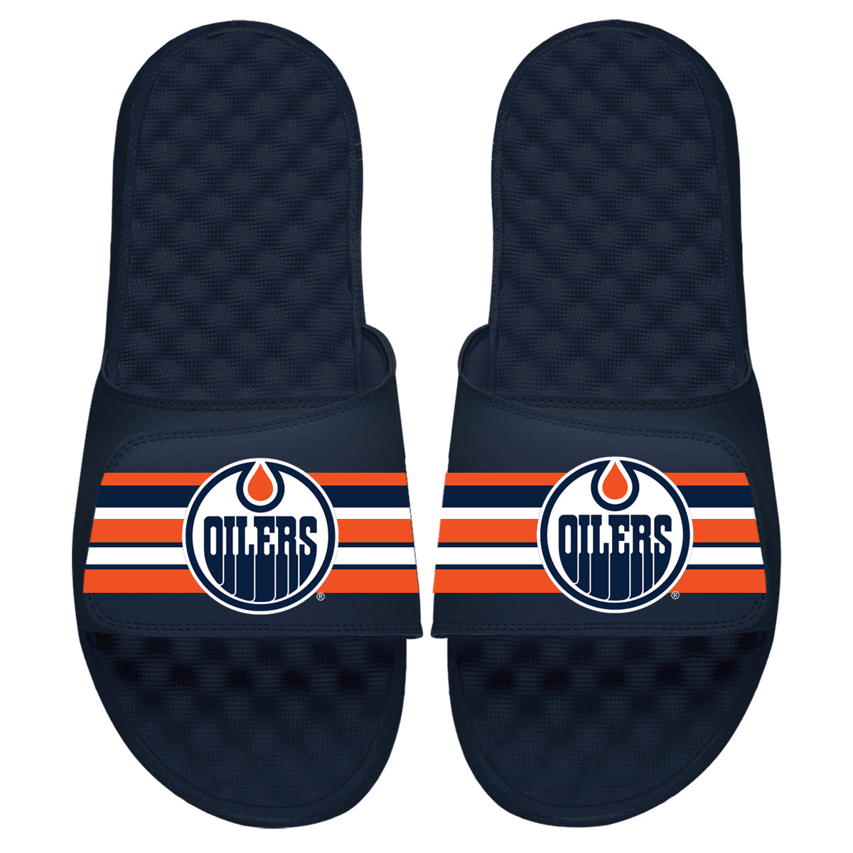 Edmonton Oilers Stripes Slides