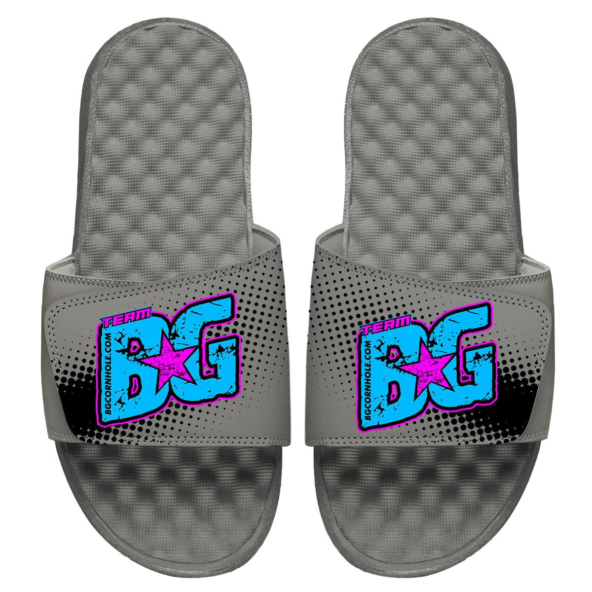 Eian Cripps x BG Exclusive Blue Slides
