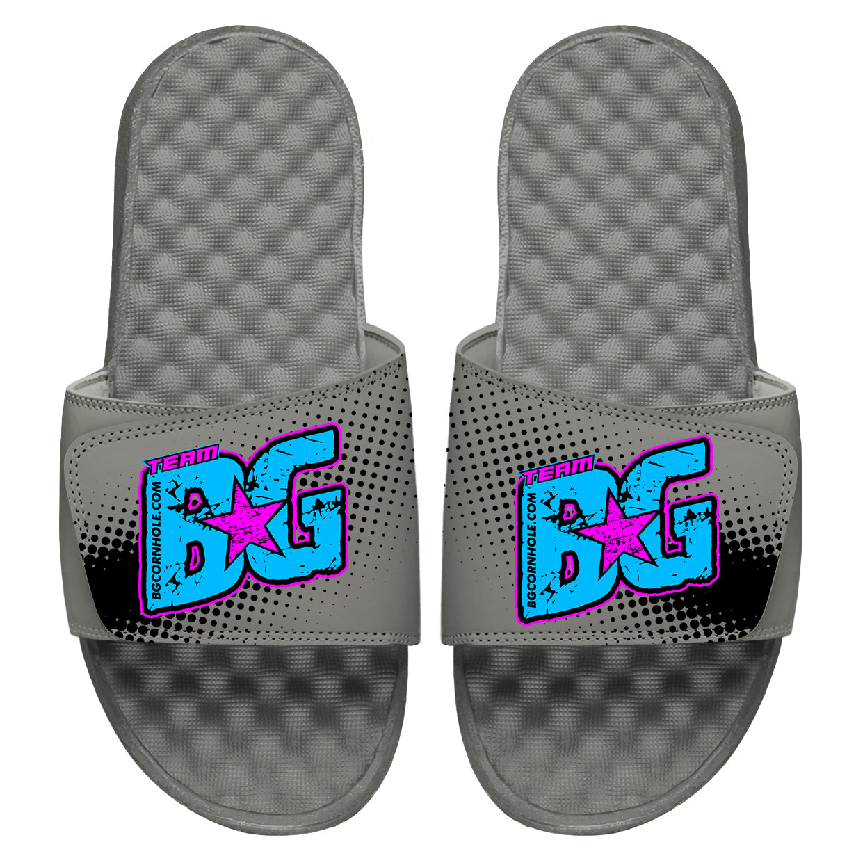 Eian Cripps x BG Exclusive Blue Slides