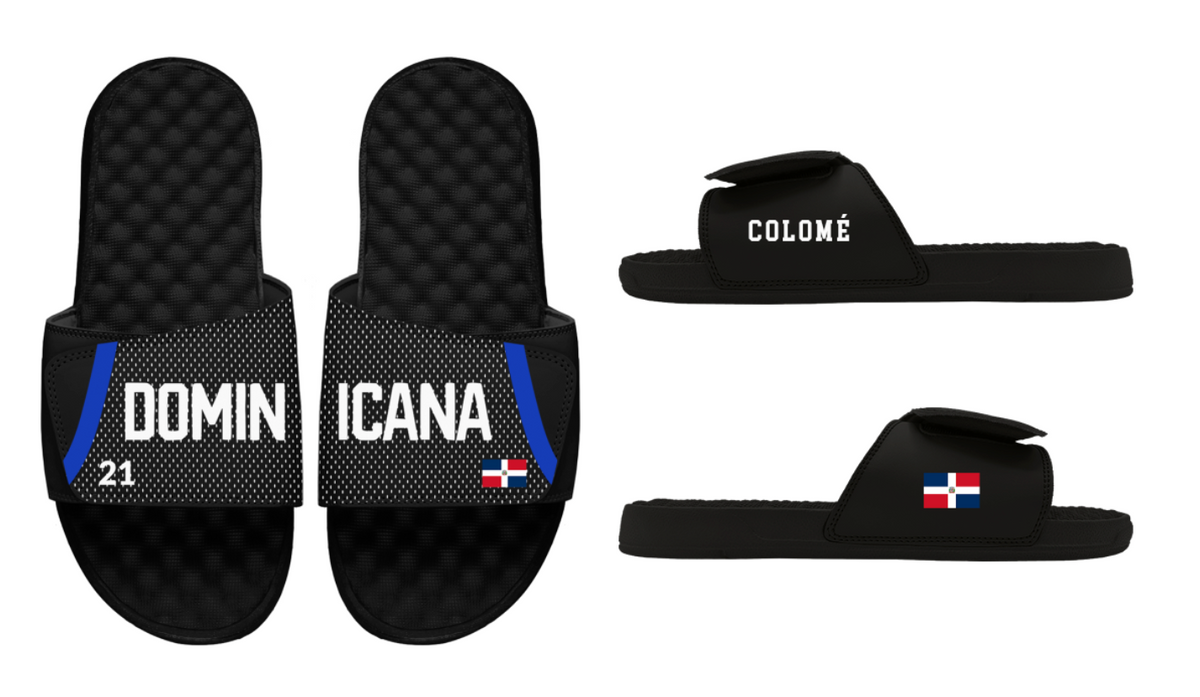 Elemy Colom√© Dominicana Jersey Slides