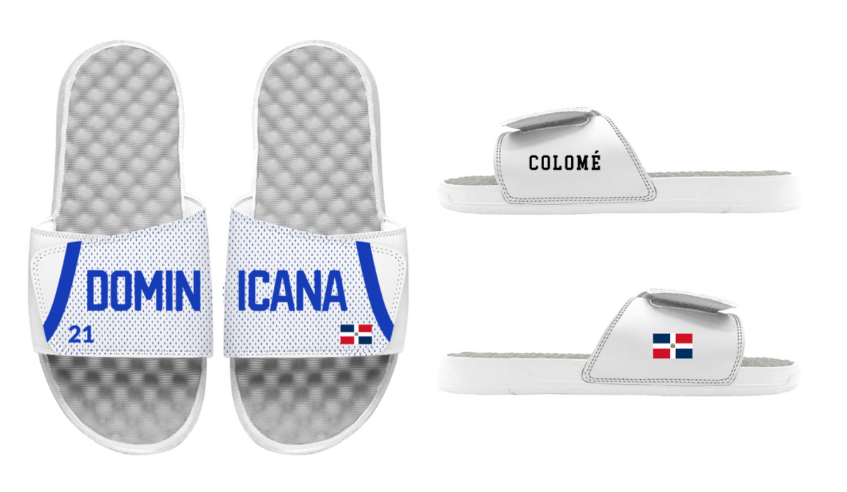Elemy Colom√© Dominicana Jersey Slides
