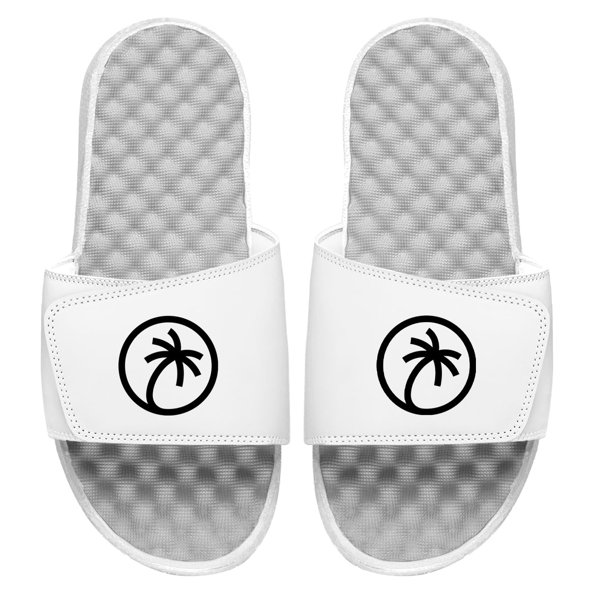 Toehold Palm Logo Great White Slides