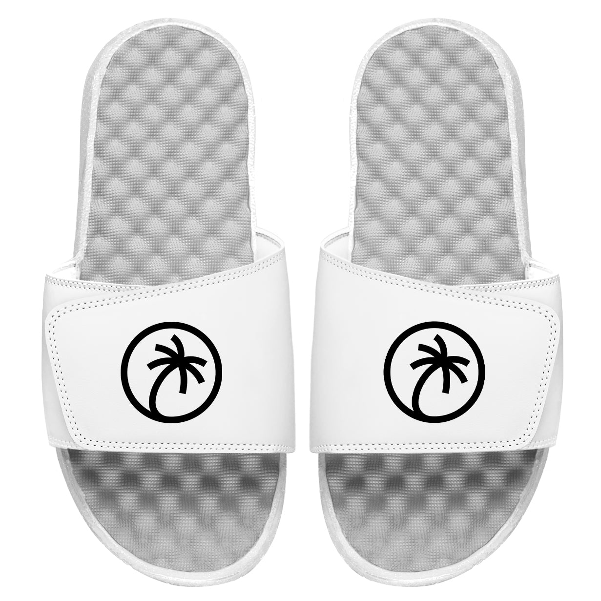 Toehold Palm Logo Great White Slides