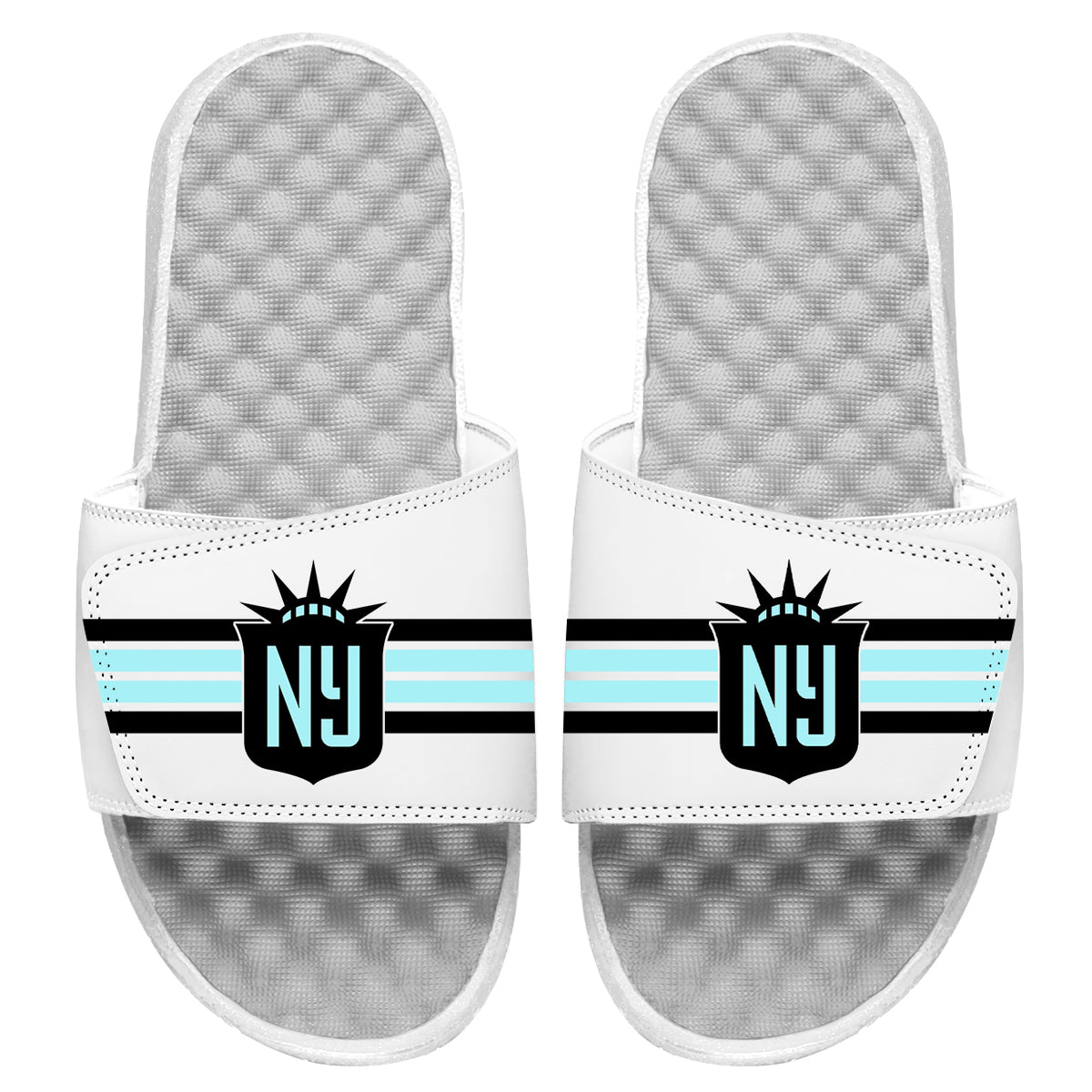 Gotham FC Stripes Slides