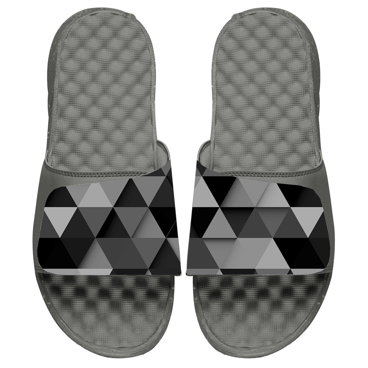 Grey Triangle Pattern Slides