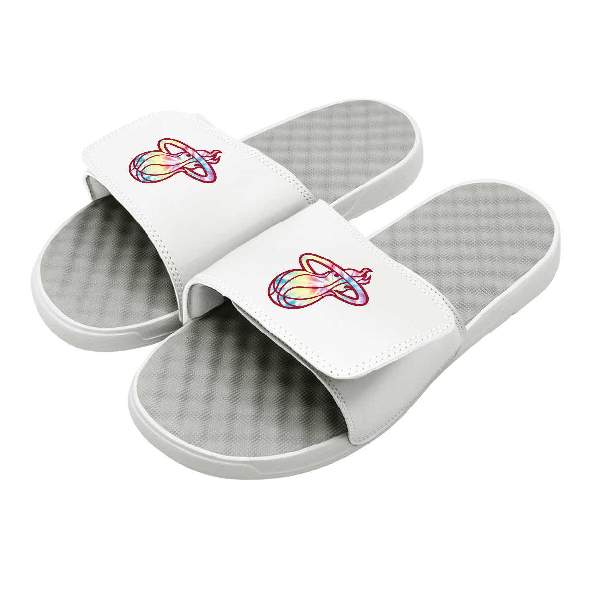 Miami Heat Tie Dye Clip Slides