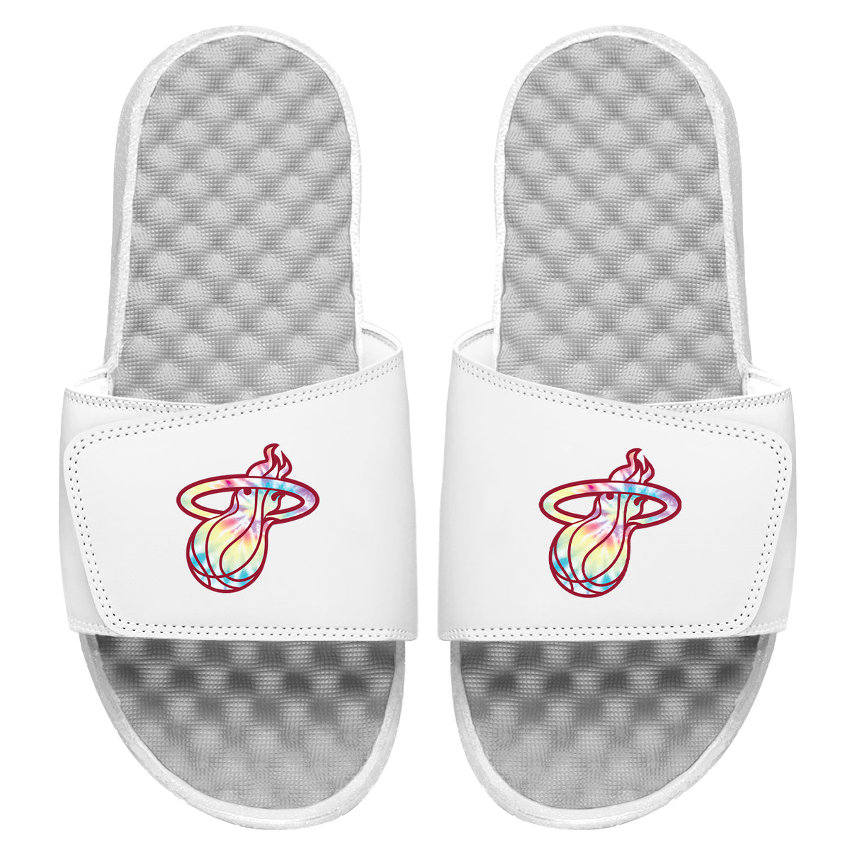 Miami Heat Tie Dye Clip Slides