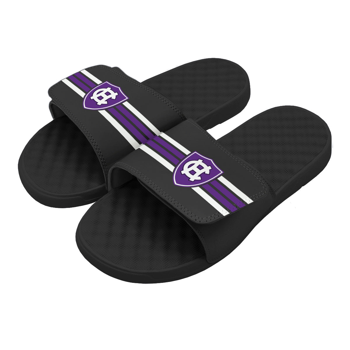 Holy Cross Varsity Stripes Slides