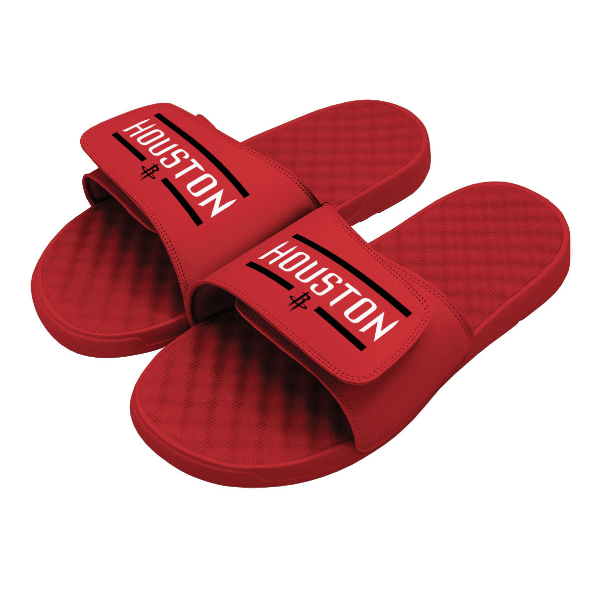 iSlides Official iSlides USA Houston Rockets NBA Custom Slides Slides 14 15 Red Slides Sandals Slippers