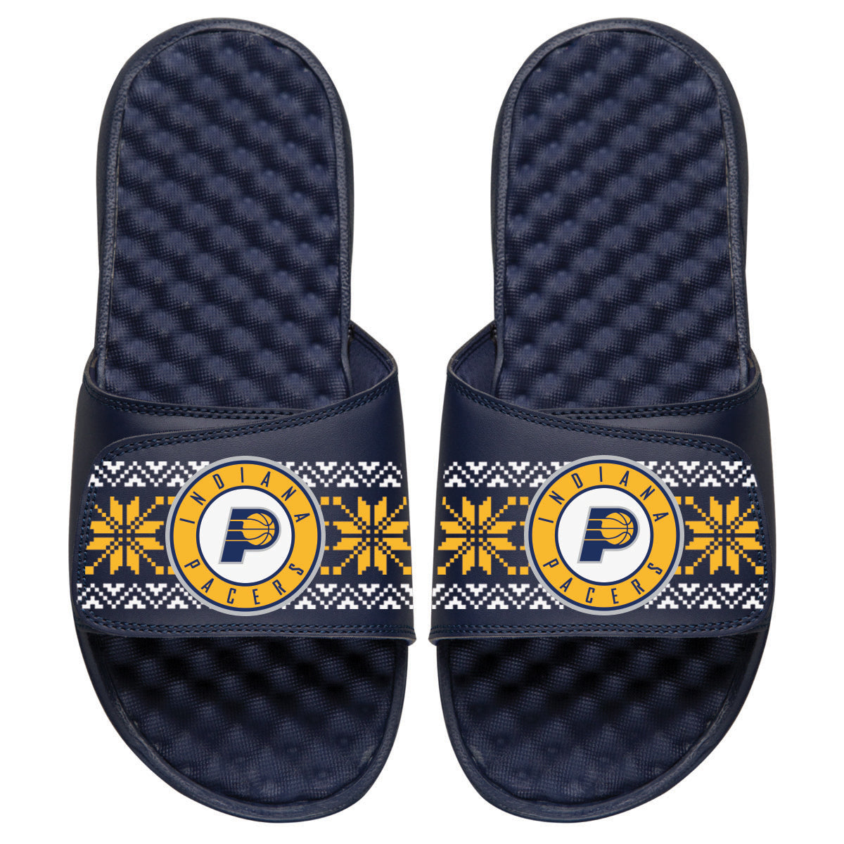 Indiana Pacers Ugly Sweater Slides