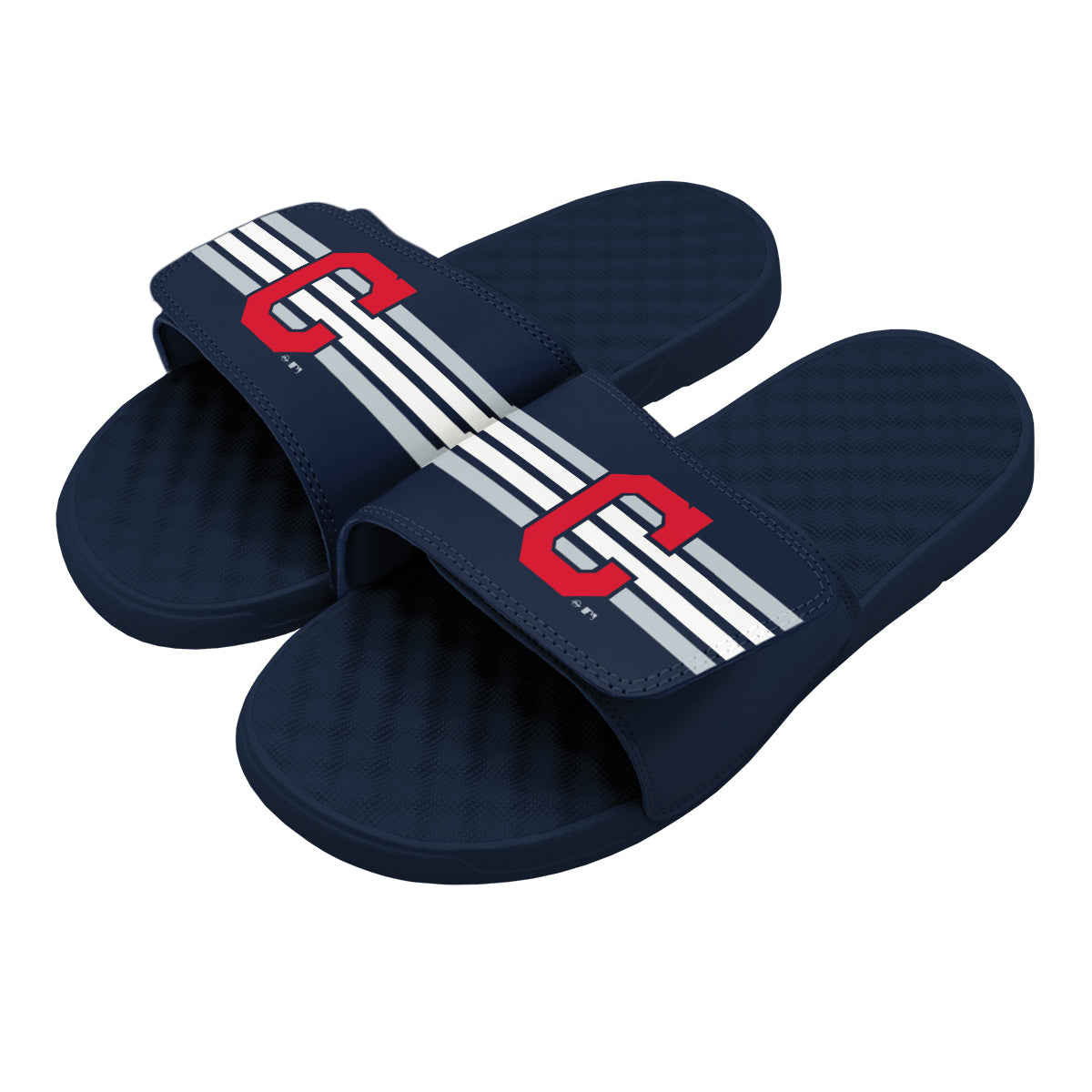 Indians Varsity Stripes Slides