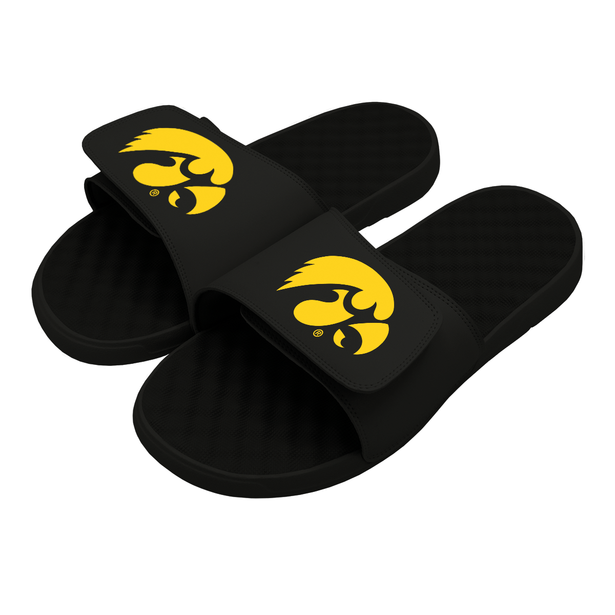 Iowa Yellow Hawkeye Head Slides