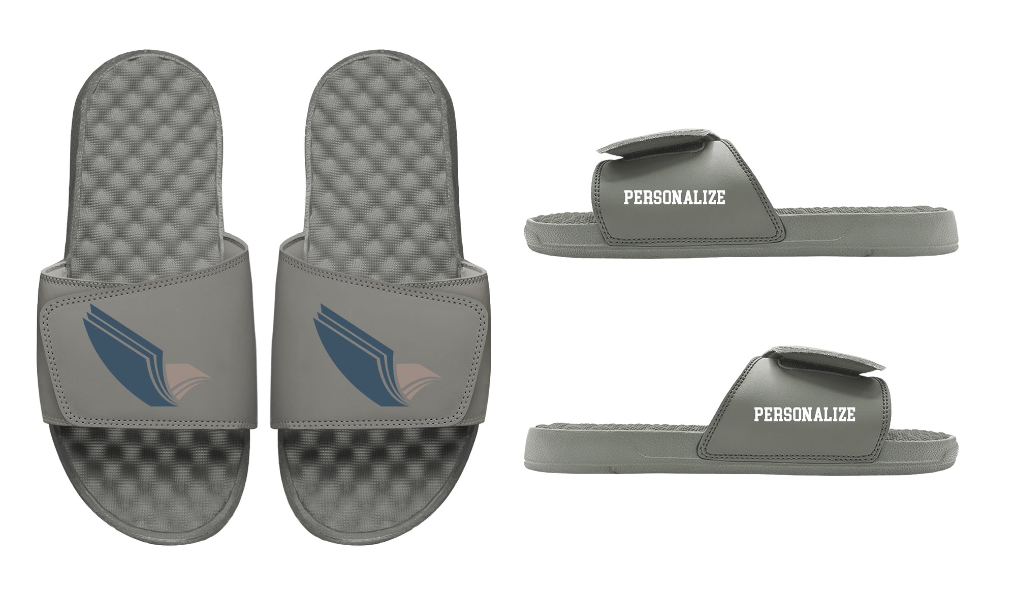 Eagle Academy Football Grey Slides