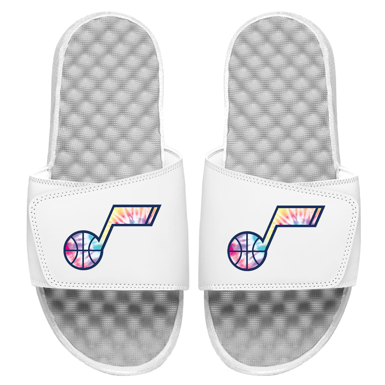 Utah Jazz Tie Dye Clip Slides