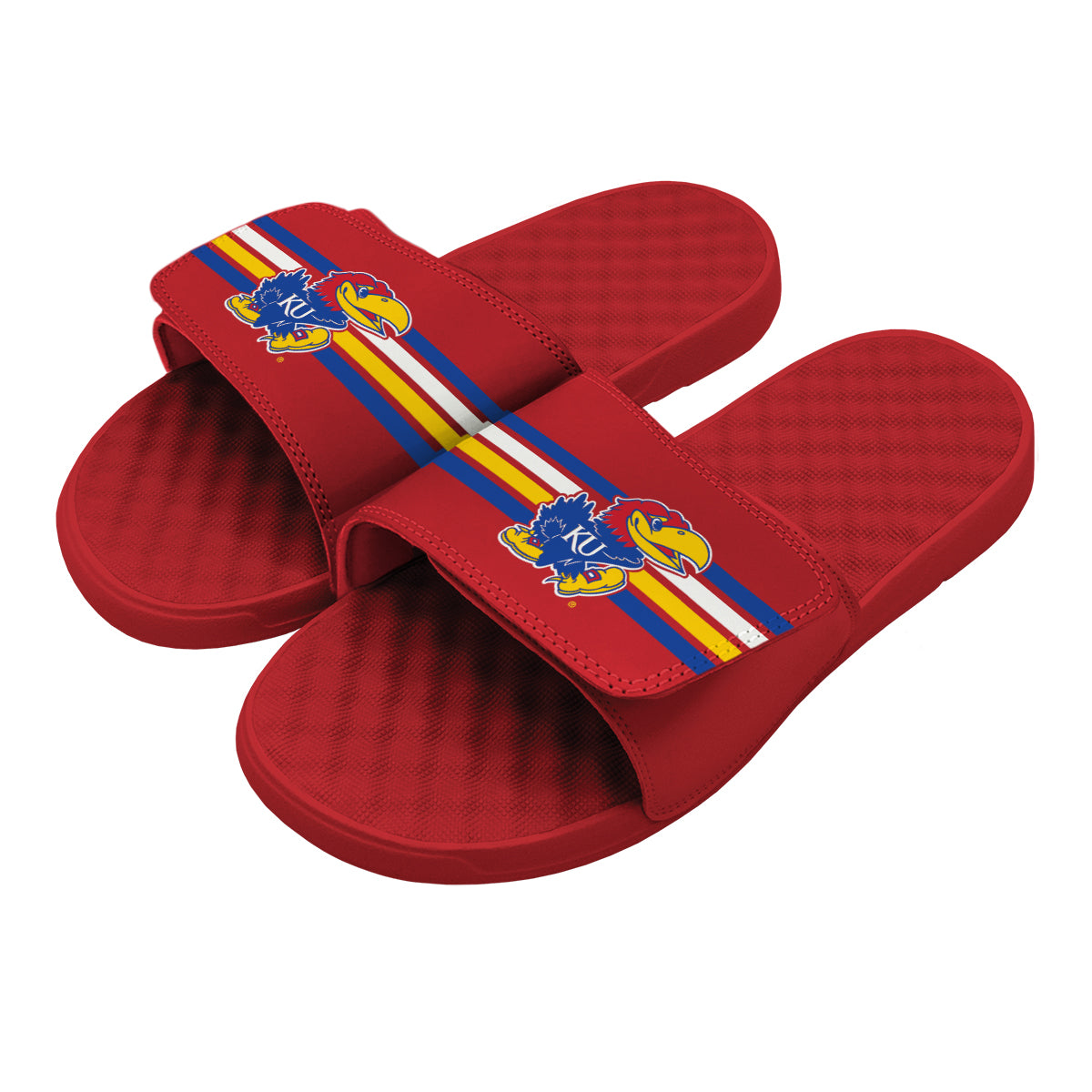 Kansas Varsity Stripes Slides