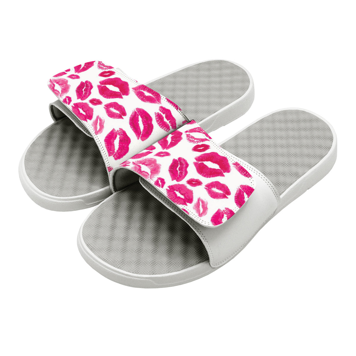 Kisses Loudmouth Pattern Slides