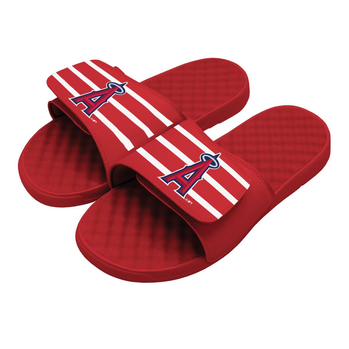 Los Angeles Angels Stripes Slides