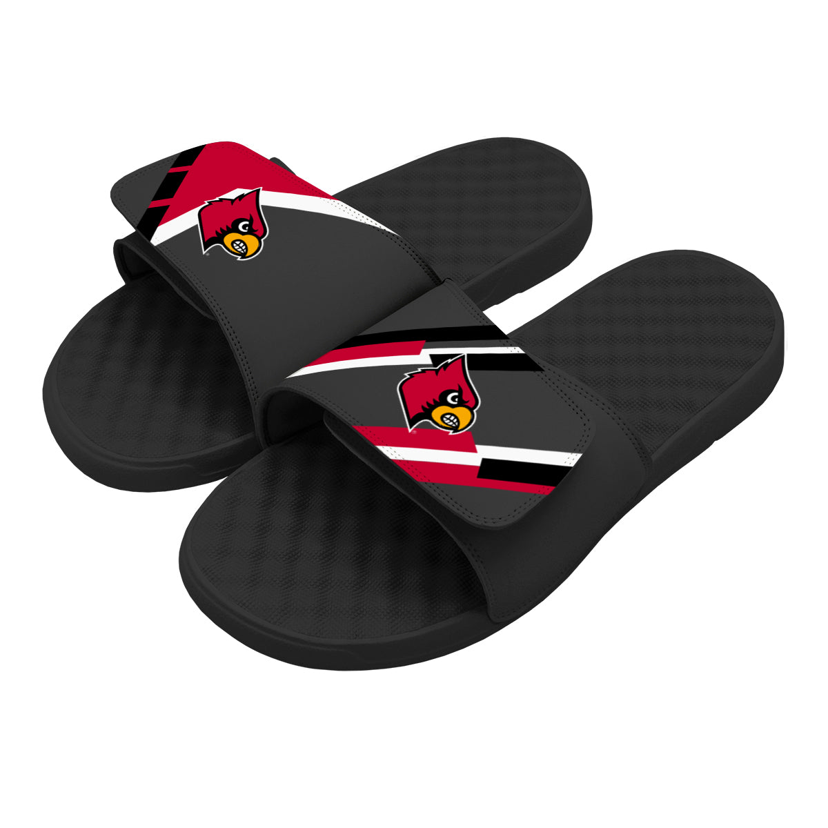 St. Louis Cardinals ISlide Robe & Slippers Bundle - Black