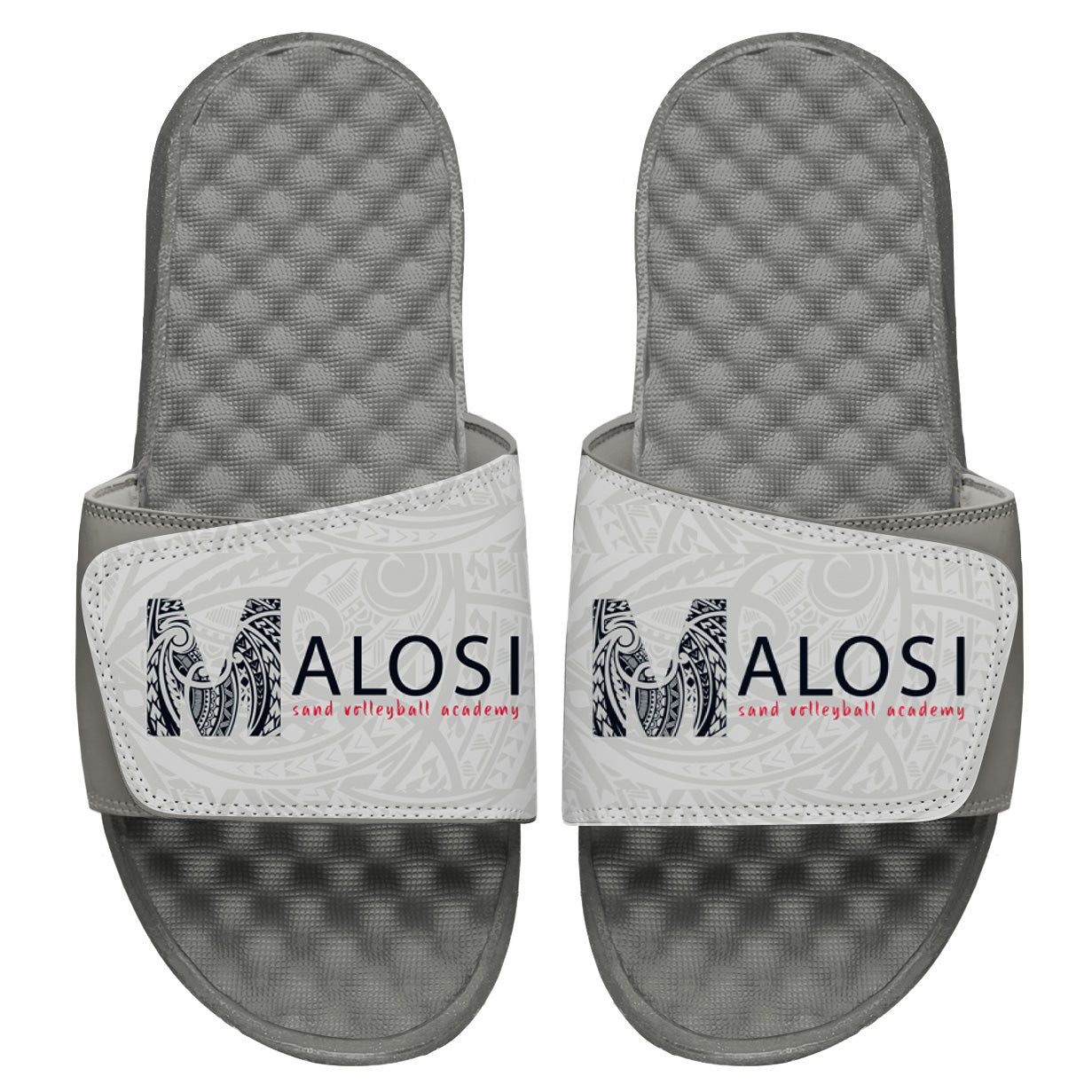 Malosi Volleyball Grey Slides