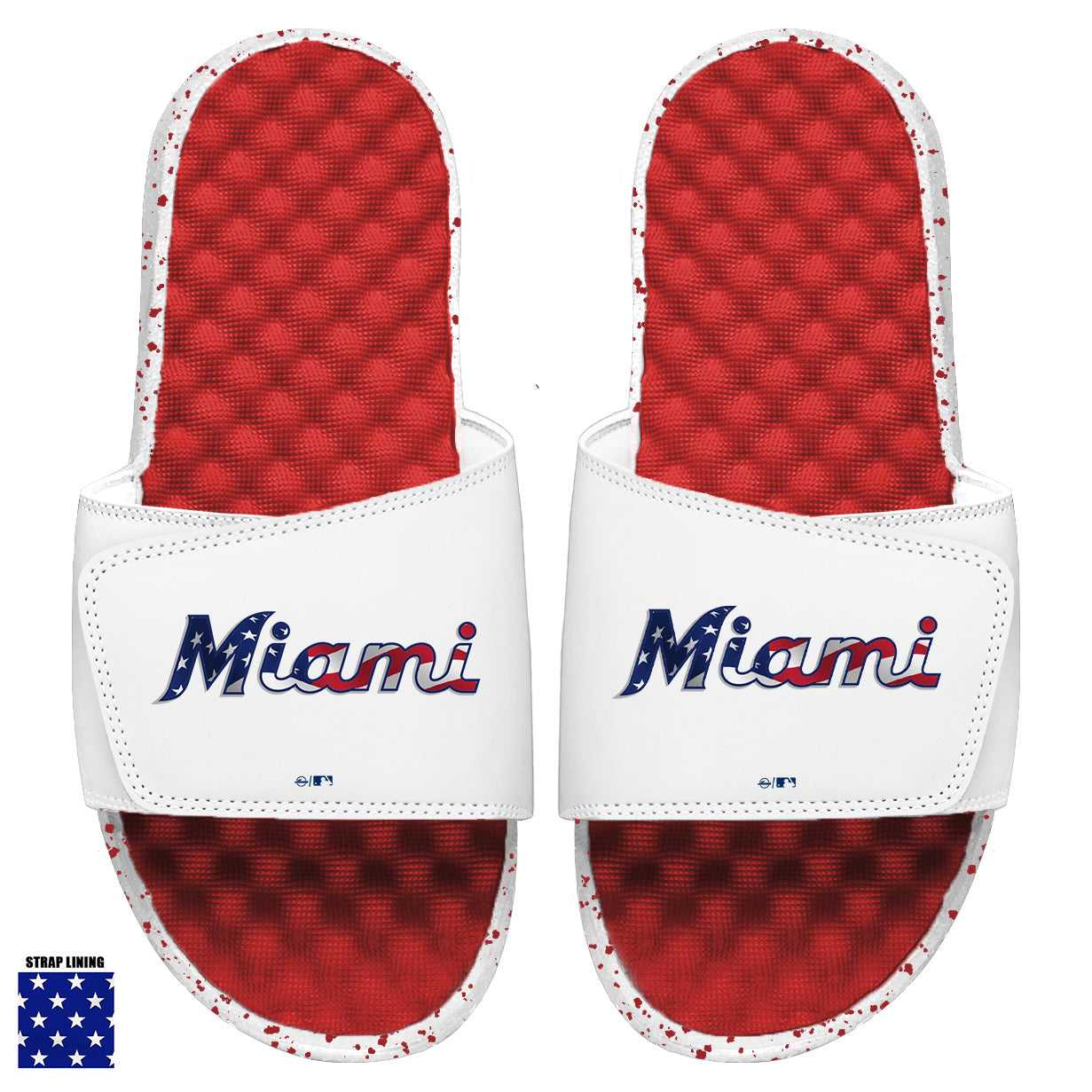 Miami Marlins Red Americana Slides