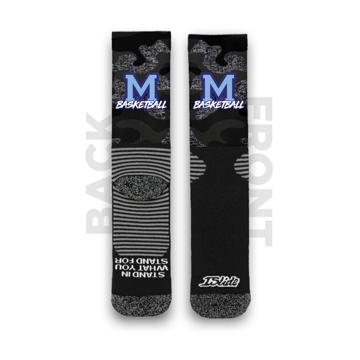 Medfield Black Camo Socks