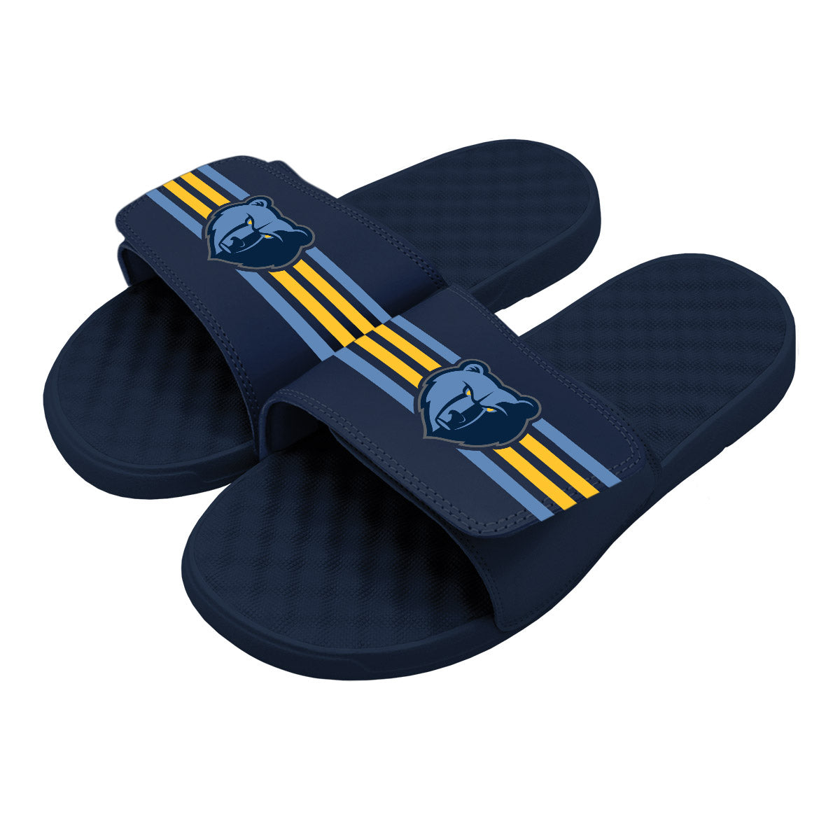 Memphis Grizzlies Stripes Slides