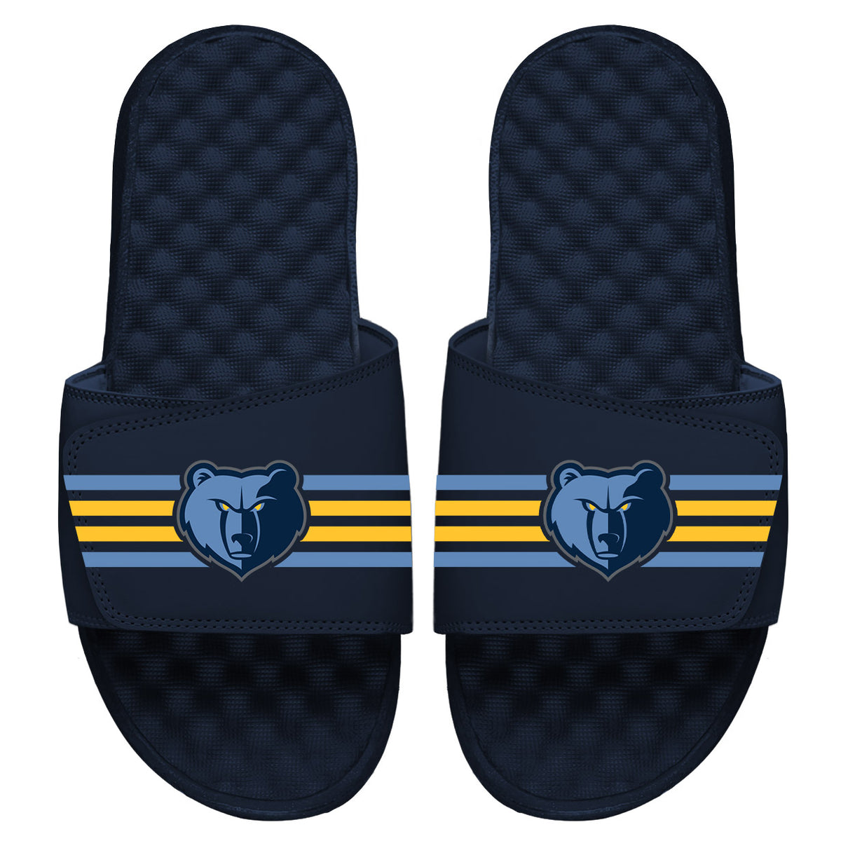 Memphis Grizzlies Stripes Slides