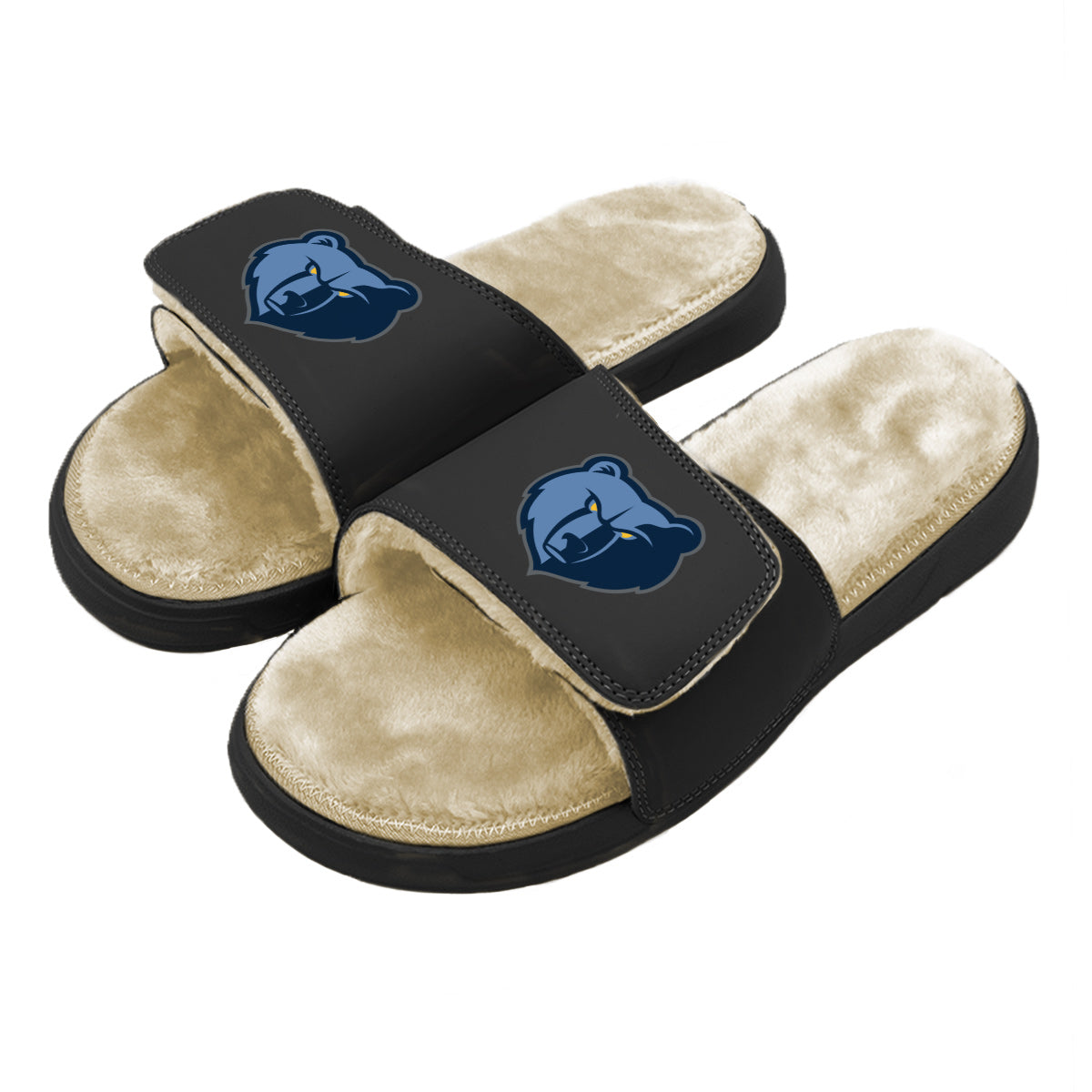 Memphis Grizzlies Primary Tan Fur Slides