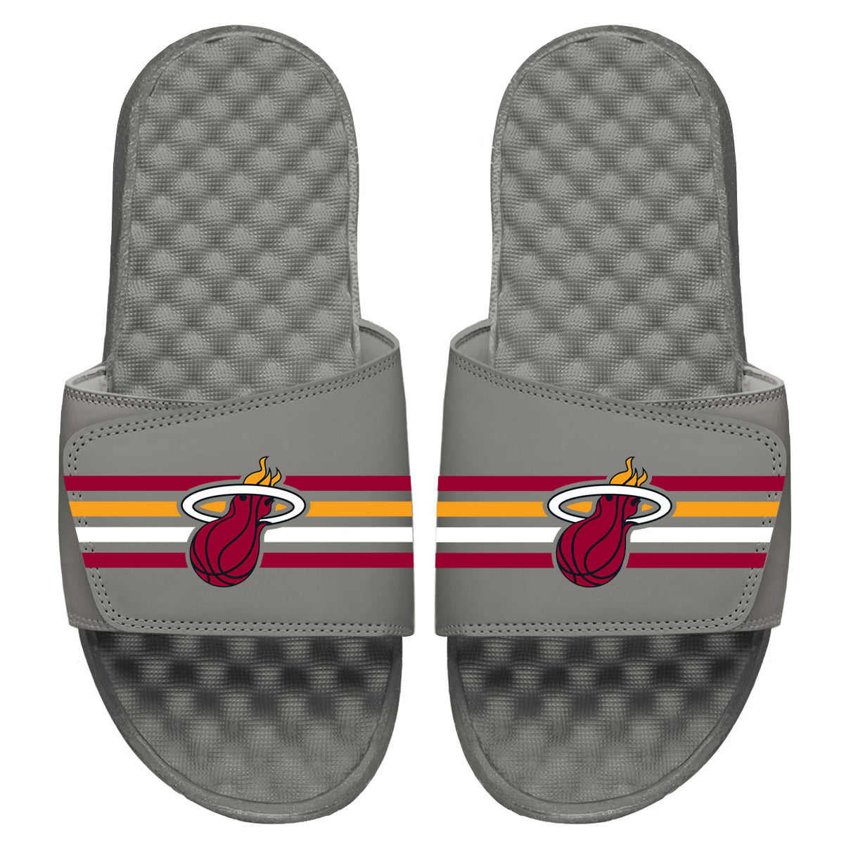 Miami Heat Stripes Slides