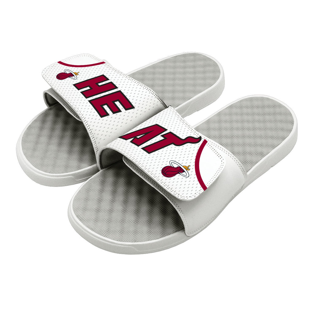 Miami Heat ISlide Youth 2020/21 City Edition Jersey Slide Sandals - Black
