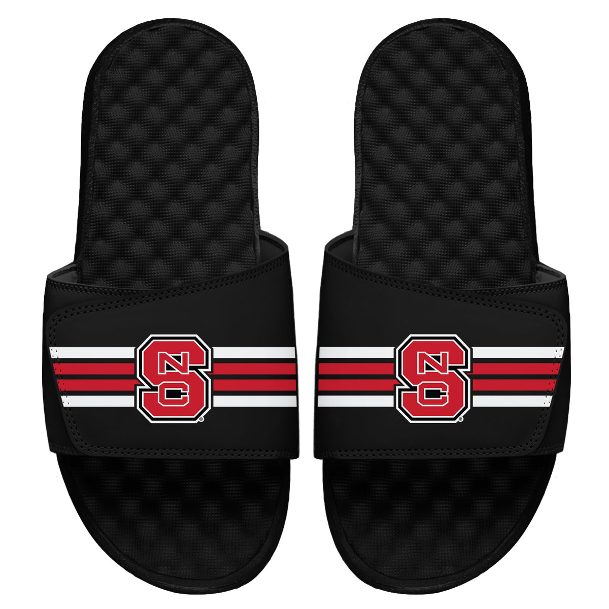 NC State Varsity Stripes Slides