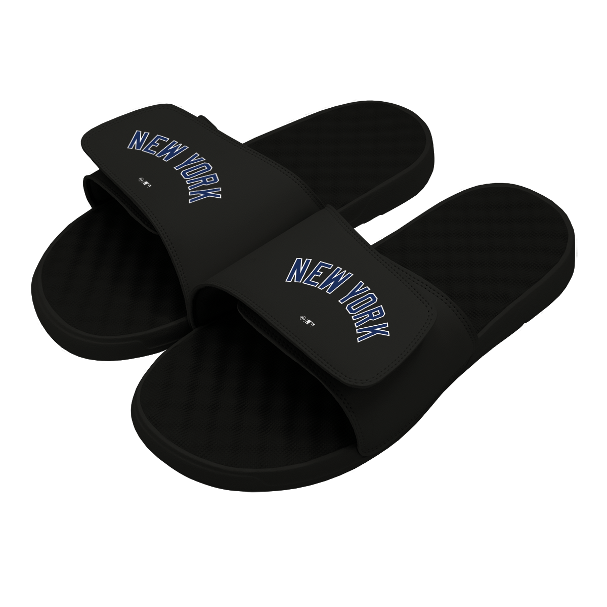 ISlides Official - ISlides USA- New York Yankees MLB Custom Slides Slides 4 / Black Slides - Sandals - Slippers