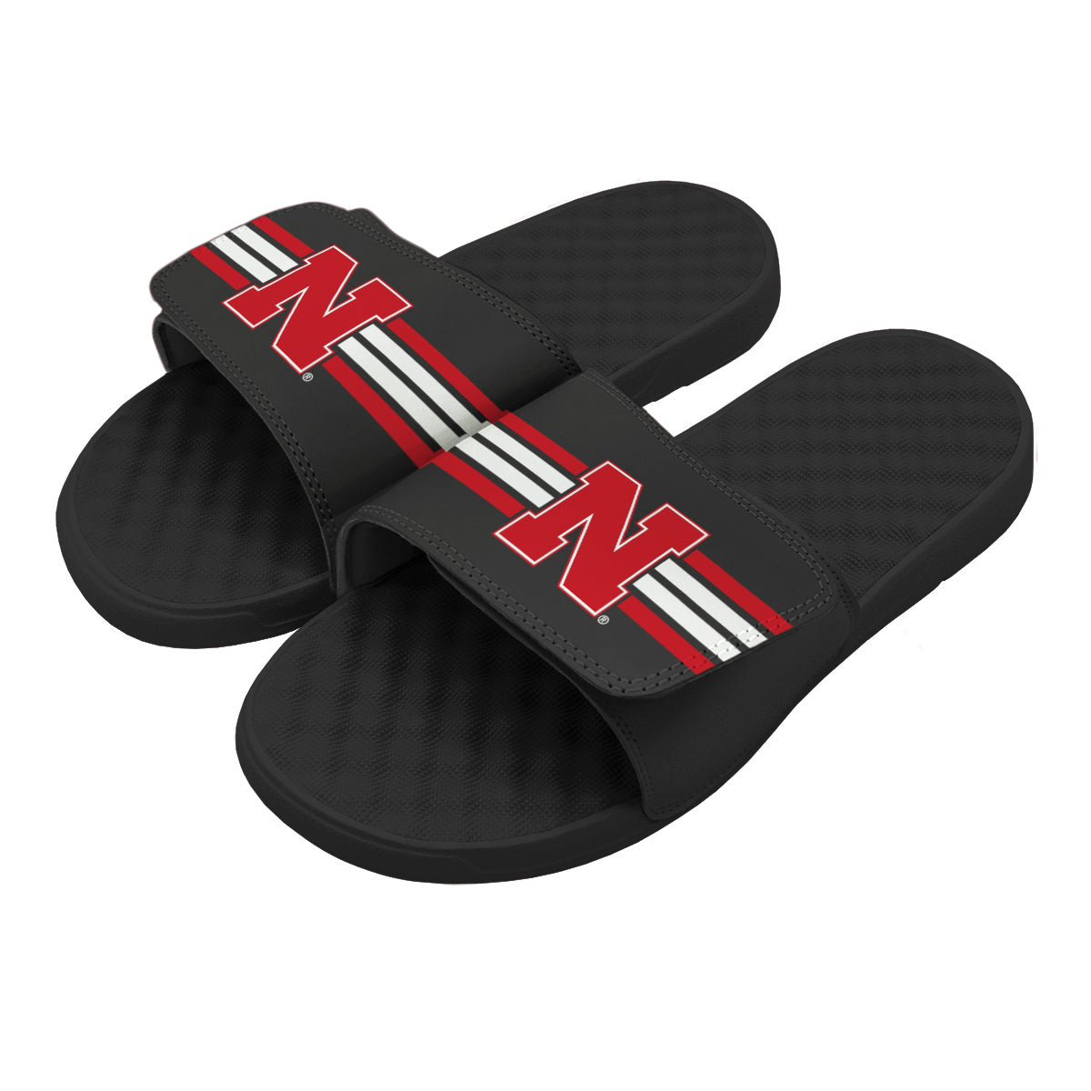 Nebraska Varsity Stripes Slides